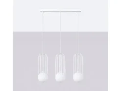 Sollux Kücheninseln<Lighting Pendelleuchte Brina 3L Weiß