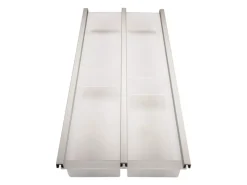 Outlet Cuisio Besteckeinsatz 300 mm Höhe 55 mm Transluzent Weiß Besteckkästen