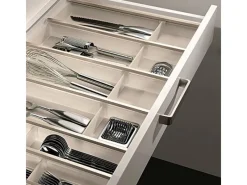 Outlet Cuisio Besteckeinsatz 300 mm Höhe 55 mm Transluzent Weiß Besteckkästen