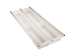Outlet Cuisio Besteckeinsatz 300 mm Höhe 55 mm Transluzent Weiß Besteckkästen