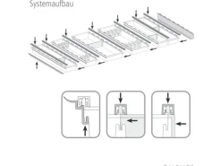 Outlet Cuisio Besteckeinsatz 300 mm Höhe 55 mm Transluzent Weiß Besteckkästen