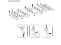 SOTECH Besteckkästen<Cuisio Besteckeinsatz 800 mm Höhe 55 mm Transluzent Graphitgrau mit Messerblock