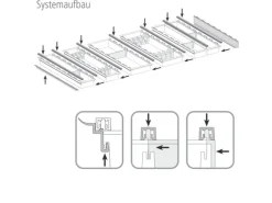Best Cuisio Besteckeinsatz 500 mm Höhe 55 mm Transluzent Graphitgrau Besteckkästen