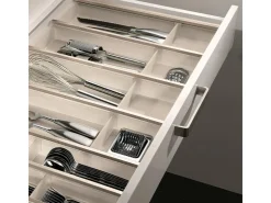 Discount SOTECH Cuisio Besteckeinsatz 900 mm Höhe 55 mm Transluzent Weiß mit Messerblock