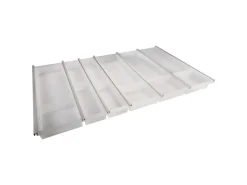 Discount SOTECH Cuisio Besteckeinsatz 900 mm Höhe 55 mm Transluzent Weiß mit Messerblock