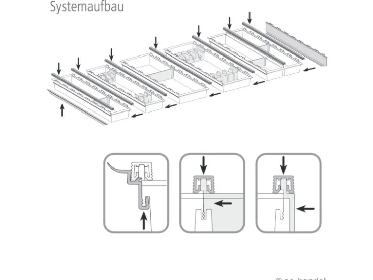 Discount SOTECH Cuisio Besteckeinsatz 900 mm Höhe 55 mm Transluzent Weiß mit Messerblock