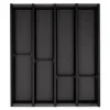 SOTECH Besteckkästen<Cuisio Besteckeinsatz 500 mm Höhe 55 mm Transluzent Anthrazit Für Blum Legrabox 473 mm