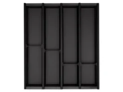 SOTECH Besteckkästen<Cuisio Besteckeinsatz 500 mm Höhe 55 mm Transluzent Anthrazit Für Blum Legrabox 473 mm