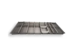 SOTECH Besteckkästen<Cuisio Besteckeinsatz 1200 mm Höhe 55 mm Transluzent Graphitgrau mit Messerblock