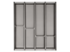 Best SOTECH Cuisio Besteckeinsatz Höhe 55 mm Transluzent Graphitgrau Für Blum Legrabox 473 mm mit Korpusbreite 500 mm