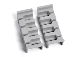 Discount SOTECH Cuisio Besteckeinsatz 55mm Transluzent Graphitgrau mit Messerblock Für Blum Legrabox 473mm Korpusbreite 1000mm