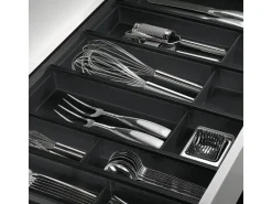Clearance SOTECH Cuisio Besteckeinsatz 300 mm Höhe 55 mm Transluzent Anthrazit Für Blum Legrabox 473 mm
