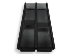 Clearance SOTECH Cuisio Besteckeinsatz 300 mm Höhe 55 mm Transluzent Anthrazit Für Blum Legrabox 473 mm
