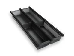 Clearance SOTECH Cuisio Besteckeinsatz 300 mm Höhe 55 mm Transluzent Anthrazit Für Blum Legrabox 473 mm