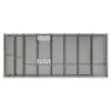 SOTECH Besteckkästen<Cuisio Besteckeinsatz 55mm Transluzent Graphitgrau mit Messerblock Für Blum Legrabox 473mm Korpusbreite 1200mm