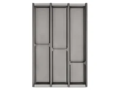 Discount SOTECH Cuisio Besteckeinsatz Höhe 55 mm Transluzent Graphitgrau Für Blum Legrabox 473 mm mit Korpusbreite 400 mm