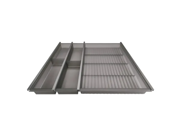 Hot SOTECH Cuisio Gewürzeinsatz Höhe 55 mm Transluzent Graphitgrau Für Blum Legrabox 473 mm mit Korpusbreite 600 mm