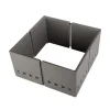 Hot 4er Set Organisationsrahmen CuisioFlex 129 mm Höhe Stufenlos Verstellbar von 236 - 386 mm inkl. Anti-Rutsch-Füße Besteckkästen