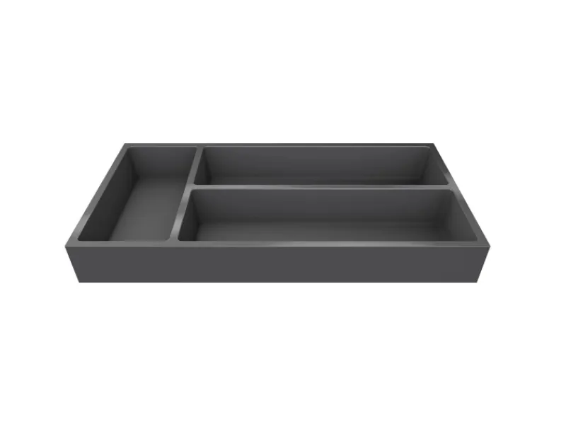 Best Essensa Connect Basisset 1 Organisationssystem 50 mm Höhe Anthrazit Besteckkästen