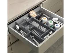 Best Essensa Connect Basisset 1 Organisationssystem 50 mm Höhe Anthrazit Besteckkästen