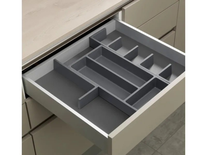 Best Essensa Connect Basisset 1 Organisationssystem 50 mm Höhe Anthrazit Besteckkästen