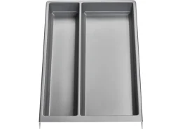 SOTECH Besteckkästen<Mehrzweckeinsatz SEPARADO Individual Genarbt 300 x 474 x 51 mm Schubladeneinsatz Ab 40cm Schrankbreite Silbergrau