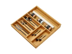 SOTECH Besteckkästen<Orga-Box-1 Bambus Besteckeinsatz 6 Fächer Für Blum Tandembox Antaro Schubladen 519x473x56 mm im 60er Schrank