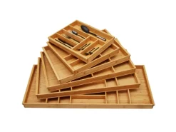 SOTECH Besteckkästen<Orga-Box-1 Bambus Besteckeinsatz 6 Fächer Für Blum Tandembox Antaro Schubladen 519x473x56 mm im 60er Schrank