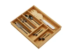 Online Orga-Box-1 Bambus Besteckeinsatz 6 Fächer Für Blum Tandembox Antaro Schubladen 419 x 473 x 56 mm Besteckkasten Besteckkästen