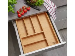 Online Orga-Box-1 Bambus Besteckeinsatz 6 Fächer Für Blum Tandembox Antaro Schubladen 419 x 473 x 56 mm Besteckkasten Besteckkästen