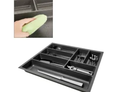 Sale ORGA-BOX-2 Besteckeinsatz Tiefe 462 mm Höhe 50,5 mm Für Nobilia Küchen Canvas Struktur Breite 409 mm Besteckkästen
