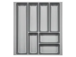 Clearance ORGA-BOX-2 Besteckeinsatz Tiefe 462 mm Höhe 50,5 mm Für Nobilia Küchen Canvas Struktur Breite 409 mm Besteckkästen