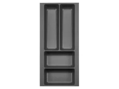 Outlet ORGA-BOX-2 Besteckeinsatz Tiefe 462 mm Höhe 50,5 mm Für Nobilia Küchen Canvas Struktur Breite 209 mm Besteckkästen