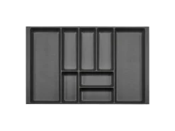 Best SOTECH ORGA-BOX-2 Besteckeinsatz Tiefe 462 mm Höhe 50,5 mm Für Nobilia Küchen Canvas Struktur Breite 709 mm Anthrazit