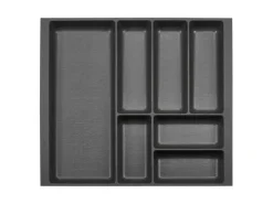 Hot SOTECH ORGA-BOX-2 Besteckeinsatz Tiefe 462 mm Höhe 50,5 mm Für Nobilia Küchen Canvas Struktur Breite 509 mm Anthrazit