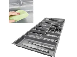 Best SOTECH ORGA-BOX-3 Besteckeinsätze Tiefe 473 mm Höhe 50,5 mm Schubladeneinsätze Breite 1091 mm Silbergrau