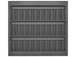 Clearance SOTECH ORGA-BOX Gewürzgläsereinsatz Gewürzdoseneinsatz 513 x 28 x 473 mm Oriongrau Für Blum 60er Korpusbreite