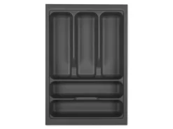 Sale Orga-Box I Besteckeinsatz Höhe 55 mm Oriongrau 400 mm Antirutschbeschichtung Für Blum Tandembox und ModernBox Besteckkästen