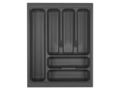 Hot SOTECH Orga-Box I Besteckeinsatz Oriongrau 450 mm Höhe 55 mm Antirutschbeschichtung Für Blum Tandembox und ModernBox