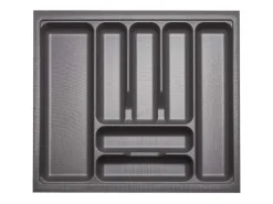 Sale Orga-Box I Besteckeinsatz Oriongrau 600 mm Höhe 55 mm Antirutschbeschichtung Für Blum Tandembox und ModernBox Besteckkästen
