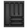 Clearance Orga-Box I Besteckeinsatz Lavagrau 450 mm Höhe 55 mm Für Blum Tandembox und ModernBox Besteckkästen