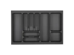 Sale SOTECH Orga-Box I Besteckeinsatz Oriongrau 800 mm Höhe 55 mm Antirutschbeschichtung Für Blum Tandembox und ModernBox