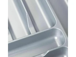 SOTECH Besteckkästen<Orga-Box I Besteckeinsatz Silbergrau 800 mm Höhe 55 mm Für Blum Tandembox und ModernBox