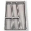 Outlet SOTECH ORGA-BOX II Besteckeinsatz 400 mm Höhe 45 mm Silbergrau Für Nobilia Schubladen