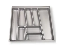 Discount SOTECH ORGA-BOX II Besteckeinsatz 600 mm Höhe 45 mm Silbergrau Für Nobilia Schubladen