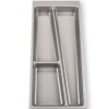 Sale SOTECH ORGA-BOX II Besteckeinsatz 300 mm Höhe 45 mm Silbergrau Für Nobilia Schubladen