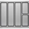 SOTECH Besteckkästen<ORGA-BOX I Mehrzweckeinsatz Besteckeinsatz 519 x 50 x 473 mm Silbergrau Für Blum 60er Korpusbreite