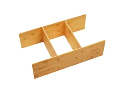 ORGA-BOX Schubladen-Einsatz Bambus Geölt 473x273x145 mm Auszugseinsatz Besteckkästen
