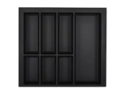 Discount SOTECH Orga-Box VII Besteckeinsatz Schwarz 600 mm Höhe 50,5 mm mit Softtouch Oberfläche