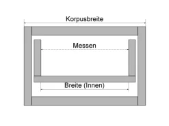 SOTECH Besteckkästen<Orga-Box VII Besteckeinsatz Schwarz 1200 mm Höhe 50,5 mm mit Softtouch Oberfläche
